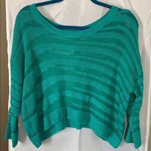 Forever 21 green long sleeve top